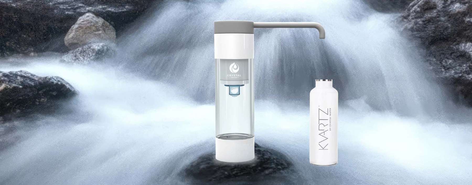 The Crystal Water system and its KVARTZ filter cartridge
